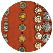 Campomaggi Forte Dei Marmi Rhinestone Pung - Brick Orange
