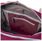 Roka Gatwick Small Genbrugt Canvas Duffeltaske - Cherry Lacquer Red