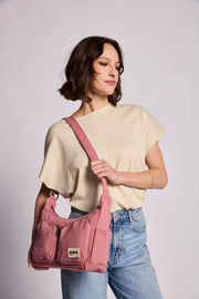 Hindbag Emile Multi Pocket Skuldertaske - Blush Pink