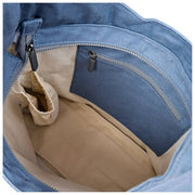 Roka Hoxton Large Bomuld Canvas Skuldertaske - Aviation Blue