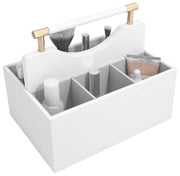Stackers Classic Cosmetic Organizer - White Pebble