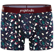 Comfyballs Cotton Long Boxer - Christmas Blue