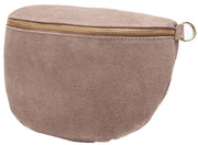 Elie Beaumont Suede Large Sling Bag - Mink Beige