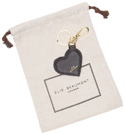Elie Beaumont Heart Nøglering - Sort
