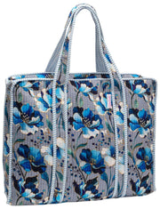 Elie Beaumont Serendipity Velvet Tote Bag - Silver Orchid