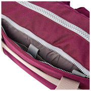 Roka Gatwick Small Genbrugt Canvas Duffeltaske - Cherry Lacquer Red