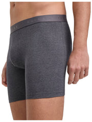 Falke Daily Comfort 2-Pack Long Leg Boxer - Mørkegrå Heather