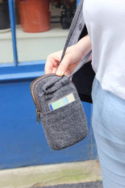 Hindbag Bill telefontaske - Denimgrå