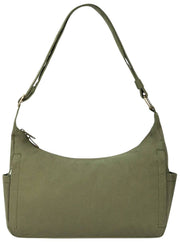Hindbag Emile Multi Pocket Skuldertaske - Olivengrøn