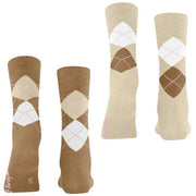 burlington-everyday-argyle-2-pack-socks---brown-sugar-beige-34597988