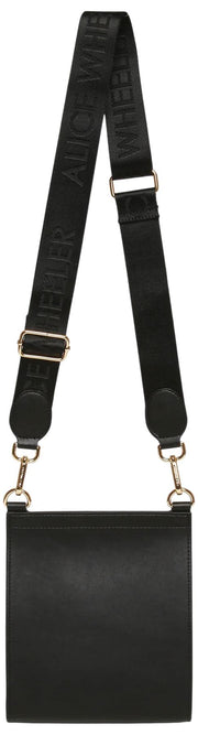 Alice Wheeler London Bloomsbury Crossbody Taske - Sort/Leopard