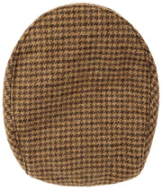 Dents Blashford Tweed flad kasket - kastanjebrun