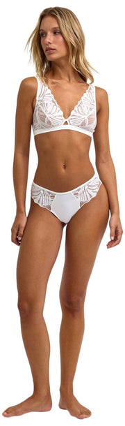 Falke Delicate Touch Thong - Elfenben