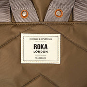 Roka Canfield B Medium genbrugsnylon rygsæk - Army Green