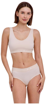 Falke Daily Comfort 2-Pak Bustier Bralette - Blå/Beige