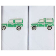 Dalaco Truck Handkerchief Set - Green/White