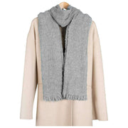 Dents Boucle Frynsetørklæde - Dove Grey