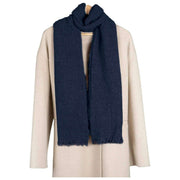 Dents Boucle Frynsetørklæde - Navy