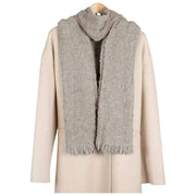 Dents Boucle Frynsetørklæde - Havregryn Beige