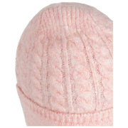 Dents Cable Knit Beanie Hat - Lyserød