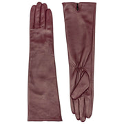Dents Demi Lange Læderhandsker - Damson Burgundy