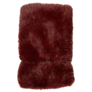 Dents Fingerless Faux Fur Vanter - Bourgogne
