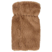 Dents Fingerless Faux Fur Vanter - Chestnut Brown