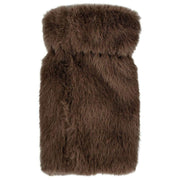 Dents Fingerless Faux Fur Vanter - Mocca Brown