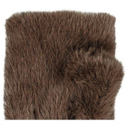 Dents Fingerless Faux Fur Vanter - Mocca Brown