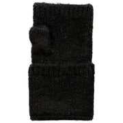 Dents Fingerless Knitted Wrist Warmers - Sort