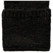 Dents Fingerless Knitted Wrist Warmers - Sort