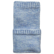 Dents Fingerless Knitted Wrist Warmers - Lyseblå