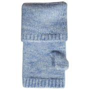 Dents Fingerless Knitted Wrist Warmers - Lyseblå