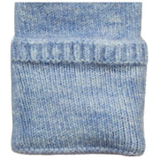 Dents Fingerless Knitted Wrist Warmers - Lyseblå