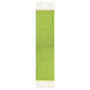 Dents Herringbone Blanket Scarf - Lime Green/Beige