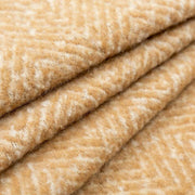 Dents Herringbone Blanket Scarf - Toffee Beige