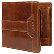 Dents Itchen Coin Bifold Pung - Cognac Brun