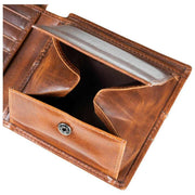 Dents Itchen Coin Bifold Pung - Cognac Brun