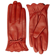 Dents Mosie Touchscreen Læderhandsker - Berry Red