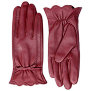 Dents Mosie Touchscreen Læderhandsker - Shiraz Burgundy