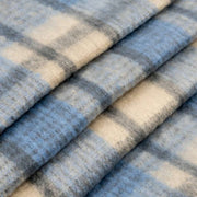 Dents Plaid ternet tæppe tørklæde - lyseblå