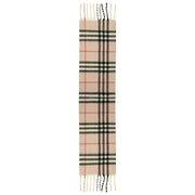 Dents Plaid Check Tæppe Tørklæde - Lyserød/sort