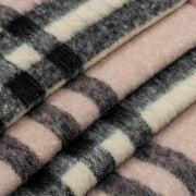 Dents Plaid Check Tæppe Tørklæde - Lyserød/sort