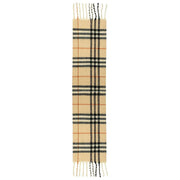 Dents Plaid Check Tæppe Tørklæde - Toffee Beige/Sort