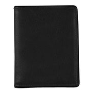 Dents Severn Leather RFID Blocking Business Card Holder - Dark Tan/Black