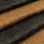 Dents Stripe Blanket Scarf - Camel Beige/Sort