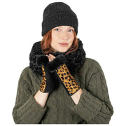 Dents Teddy Fleece Snood - Sort