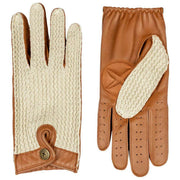 Dents The Suited Racer Hatcher Læder kørehandsker - Cognac Tan