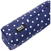 Roka Waterloo genbrugsnylon paraply - Navy Polka Dot