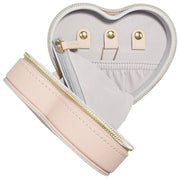 Stackers Heart Travel Mum smykkeskrin - Blush/Guld